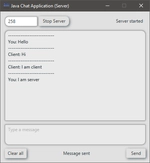 Java Socket Chat (Desktop Application)